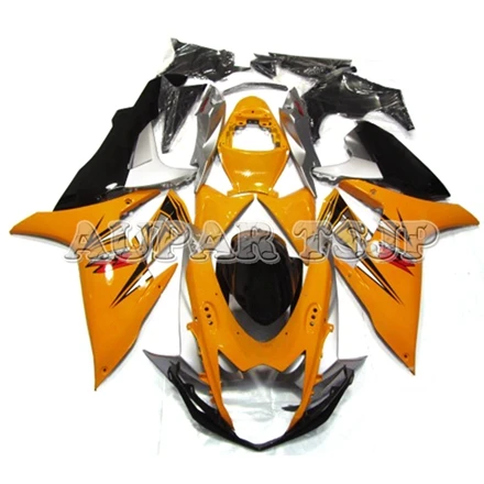 Конфеты оранжевый черные кузовные комплекты для Suzuki GSXR600 2011 2012 2013 GSXR750 корпусов Autobike ABS Пластик впрыска топлива - Цвет: As Picture Shown