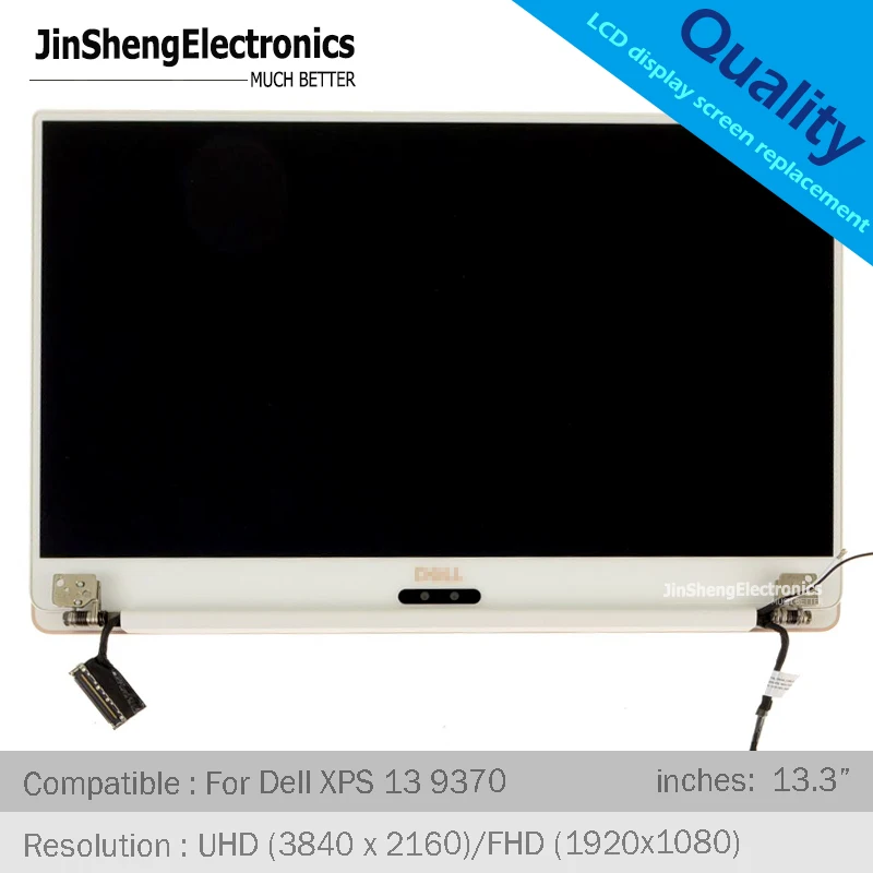 Для Dell XPS 13 9370 3 &quotUHD FHD ЖК дисплей задняя крышка петли зеркальный экран дигитайзер