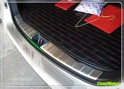 Для Peugeot 4008 2012-2016 из нержавеющей стали автомобилей внутренняя заднего бампера заглушка отделки авто аксессуары