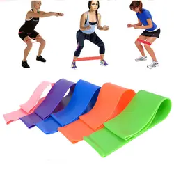 6 цветов Йога сопротивление резинки Крытый Открытый Фитнес Оборудование 0,5 мм-1,1 мм Пилатес Спорт тренировки эластичные ленты