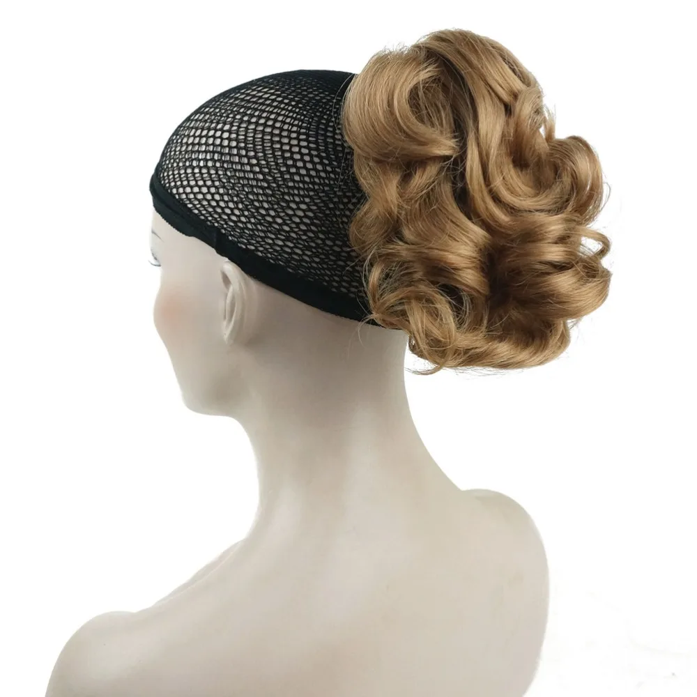  StrongBeauty Claw Clip Ponytail Hairpiece Short Curly Hair Extension Synthetic Hairpiece