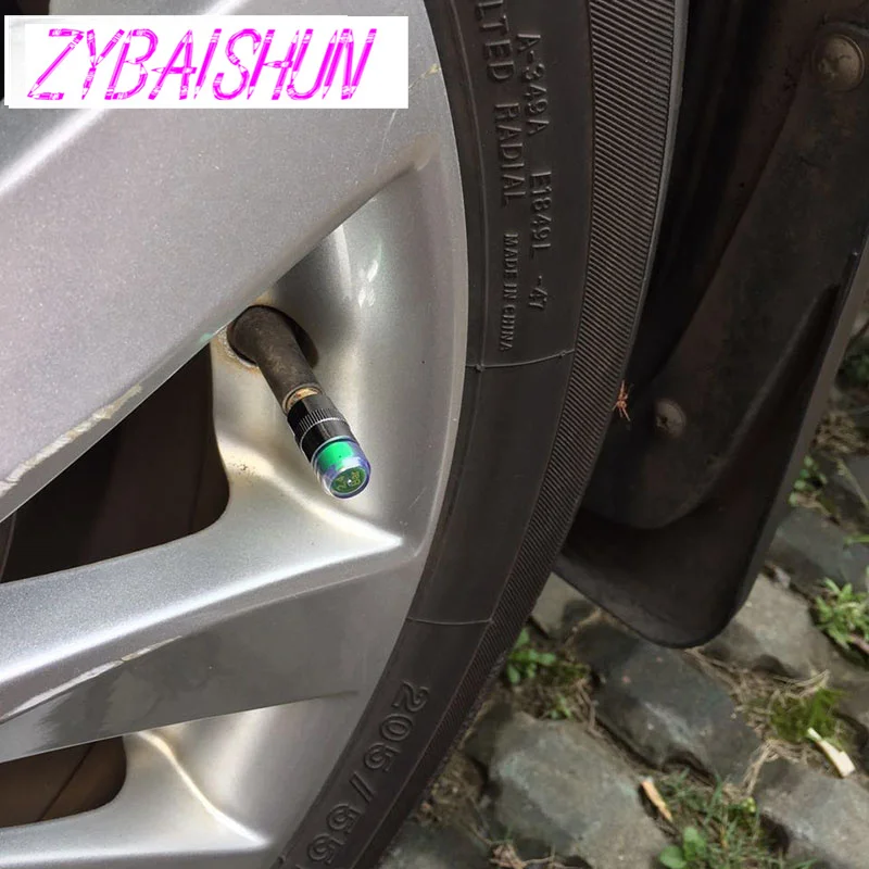 4 pieces/batch 2.4bar air warning tire valve pressure sensor for