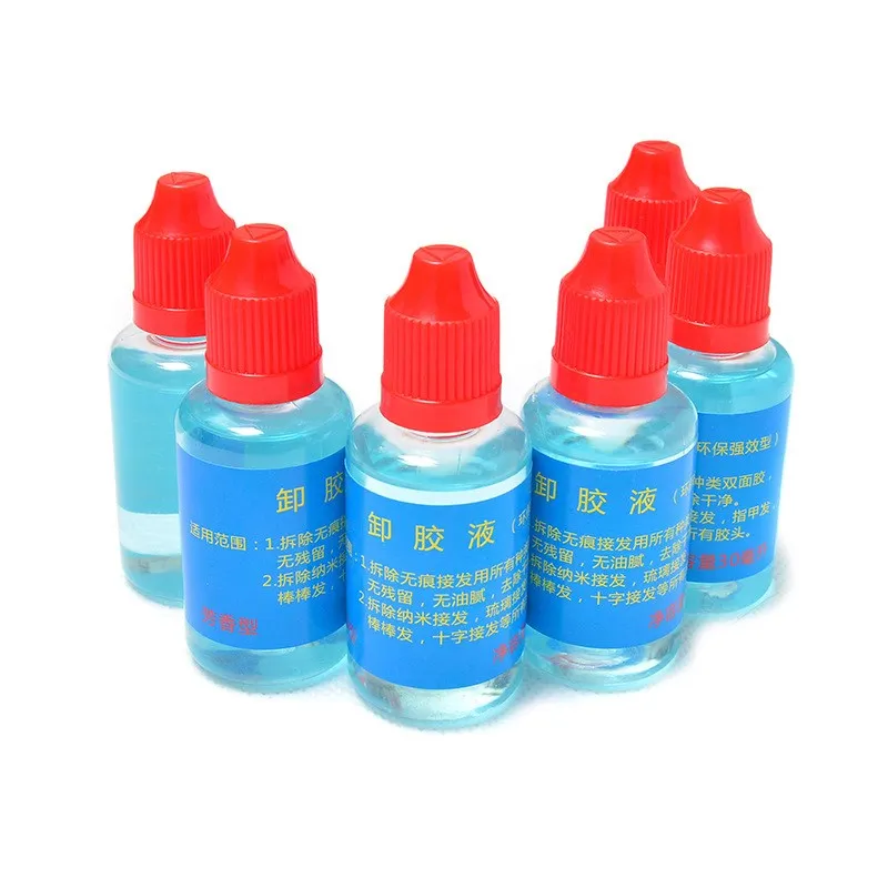 1 Bottle 30ml Wig Hair Glue Adhesives Remover Fast Remove Hair Extension Tape For Lace Wig Bond Toupee Accessory