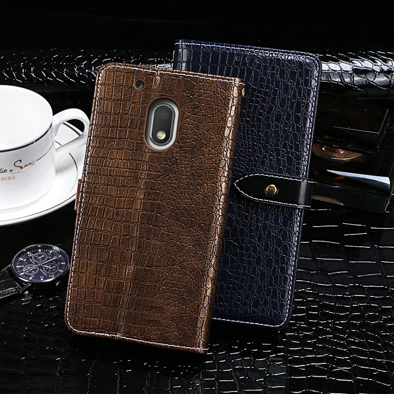Itgoogo For Motorola Moto G4 Play Case Cover Luxury Leather Flip Protective Phone Back | Мобильные телефоны и аксессуары