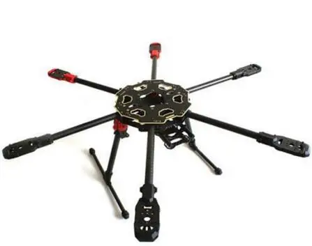 ТАРО 680Pro 3 K чистый полный складной углеродное волокно гексакоптер 680 мм FPV рама аппарата w/посадочный занос комплект TL68P00 f/RC фотография