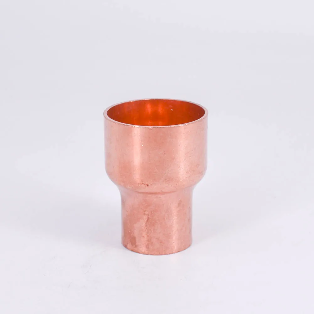 42mm X 28mm القطر الداخلي النحاس نهاية تغذية مستقيم قارنة مصغرة معدات سباكة Scoket لحام المياه الغاز النفط