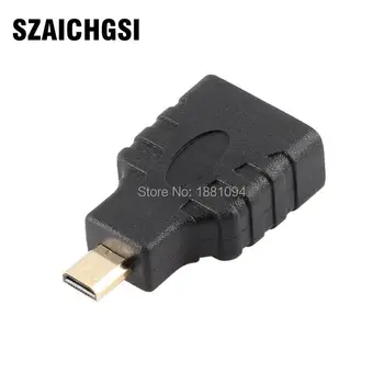 

SZAICHGSI Micro HDMI Type D Male to HDMI Type A Female Standard extension Adapter Converter for HDTV Camera MP4 Tablet 1000pcs