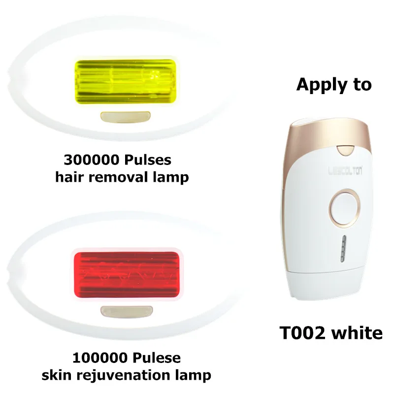 Lescolton T009i сменная лампа для удаления волос, лазерный эпилятор и устройство для омоложения кожи