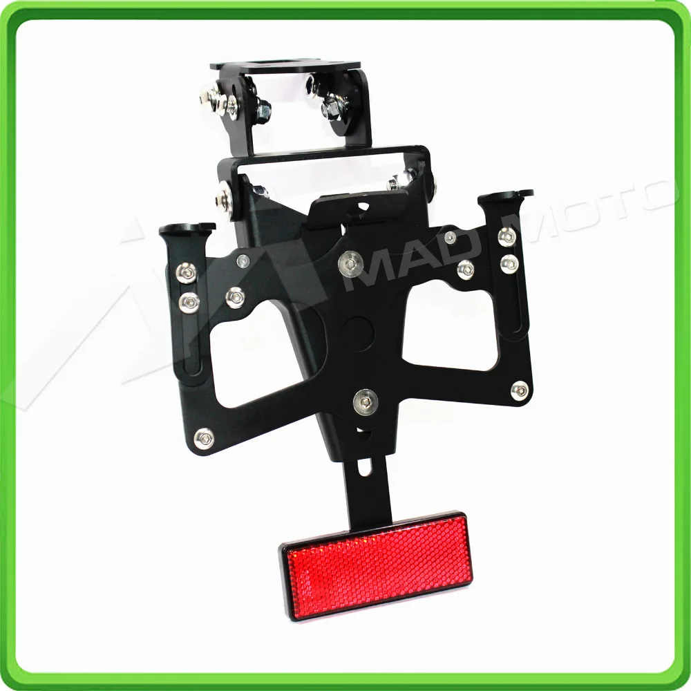For Kawasaki Z 1000 Z1000 2014-2015 Motorcycle Accessories Adjustable Fender Plate Bracket License Plate Holder (6)