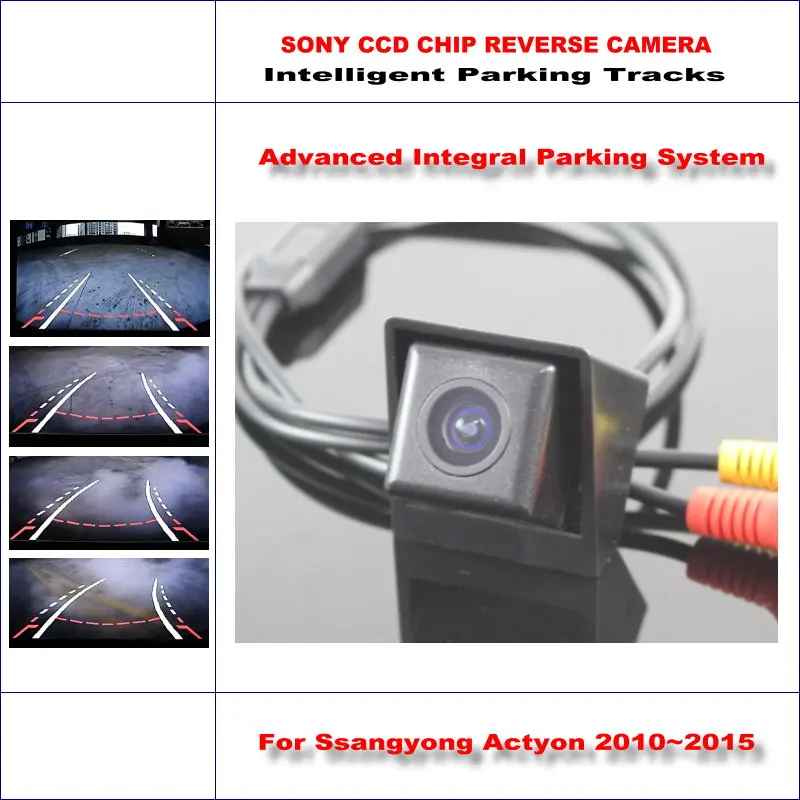 

Intelligentized Reversing Camera For Ssangyong Actyon 2010~2015 Rear View Back Up / 580 TV Lines Dynamic Guidance Tracks