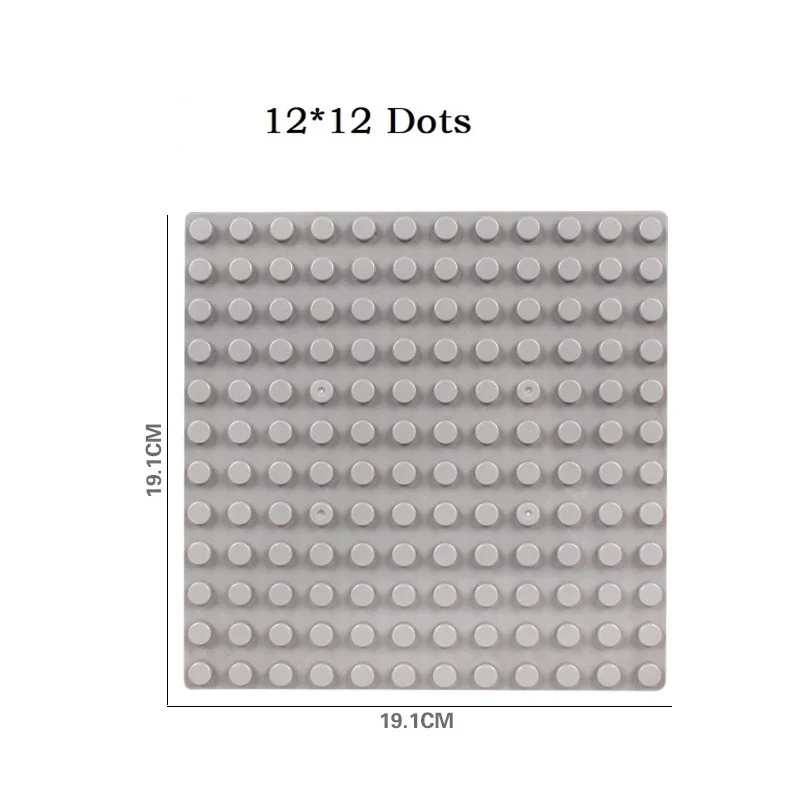 Блоки большого размера, базовая пластина, двухслойная опорная плита, большие строительные кирпичи, дорога 12*12 16*16 точек, сделай сам, блок, пол, детские игрушки, подарок - Цвет: base plate F