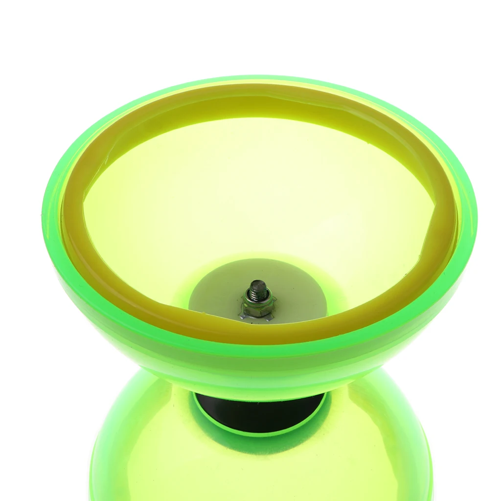 2 SET Professional 1-Bearing 5-inch Chinese Yoyo Diabolo Toy with Aluminum Sticks