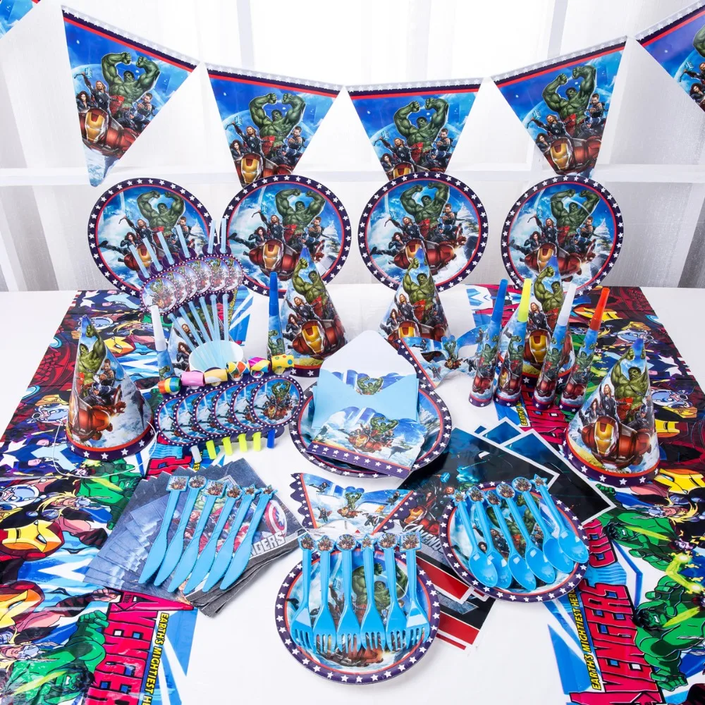 

90pc 16kinds luxury quality the average baby boy happy birthday kids party decoration disposable tableware set suppliers