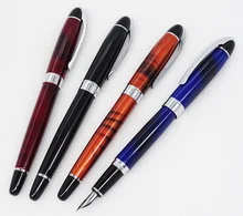 4PCS Baoer Metal 517 Vintage Fountain Pen with Silver Clip Iridium Medium Nib Beautiful Pattern Writing Set for Office Business 4PCS Baoer Metal 517 Vintage Fountain Pen with Silver Clip Iridium Medium Nib Beautiful Pattern Writing Set for Office Business