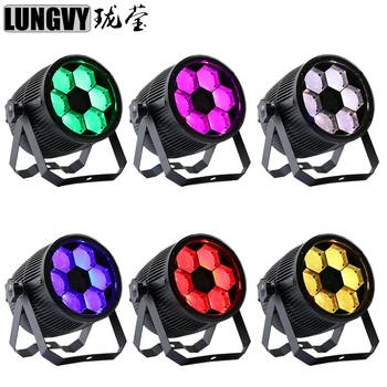 

Free Shipping 6pcs/lot 6x10W RGBW 4IN1 Bee Eye LED Par Light Professional DJ Stage Home Lighting