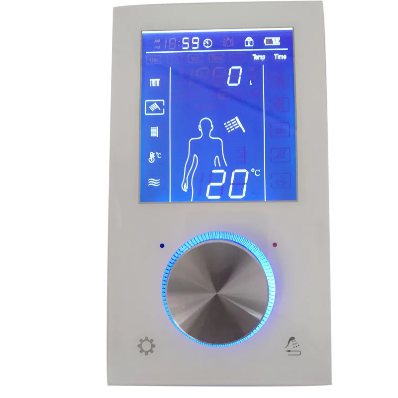  Smart Thermostat Shower System Valve LCD Display Shower Panel Touch Screen Bathroom Mixer Faucet Wa - 1000007412270