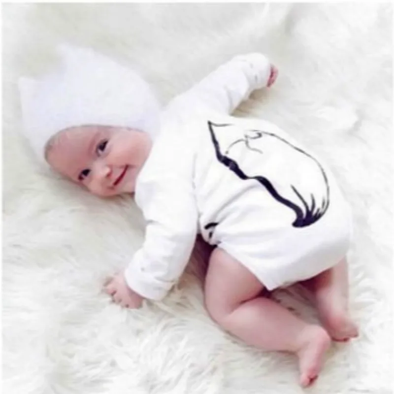 

1 Piece Cute Baby New Born Boy Girl Body Long Sleeve Romper Baby Romper
