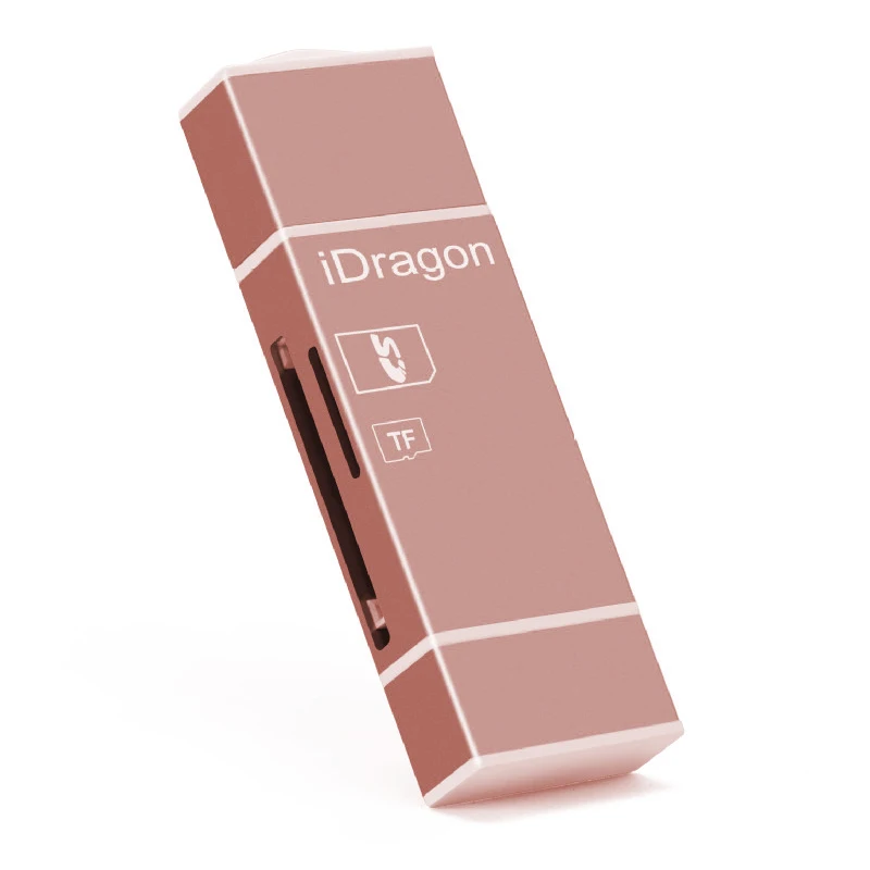 Металлический кардридер 3 в 1 Lightning/Micro USB/USB 2 0 OTG SD Micro SD/SDXC/SDHC TF для IOS iPhone 5/6/7/8 Android
