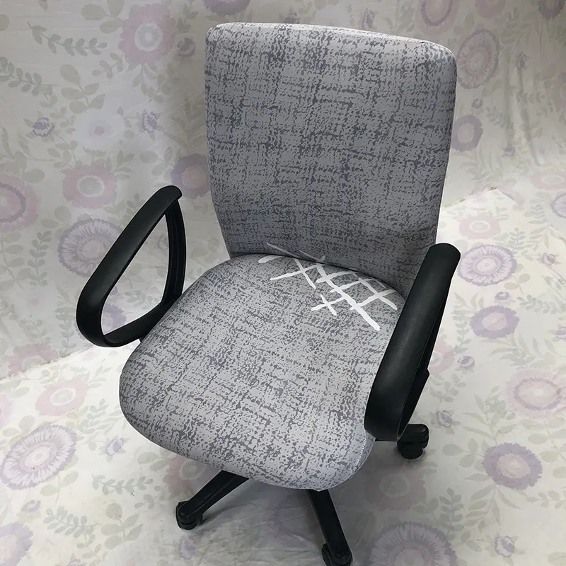 

1 PCS Anti-dirty Computer Chair Cover Spandex Stretch Slipcover Removable Chair Cover For Dining 10 Colors Universal Seat Cases