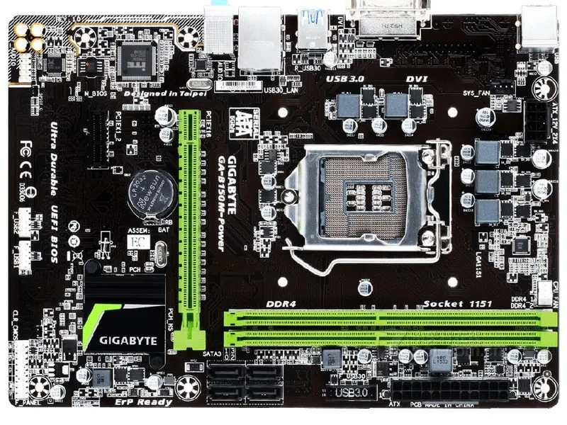 Б/у Материнская плата Gigabyte B150M-Power 1151 DDR4 M2 | Компьютеры и офис