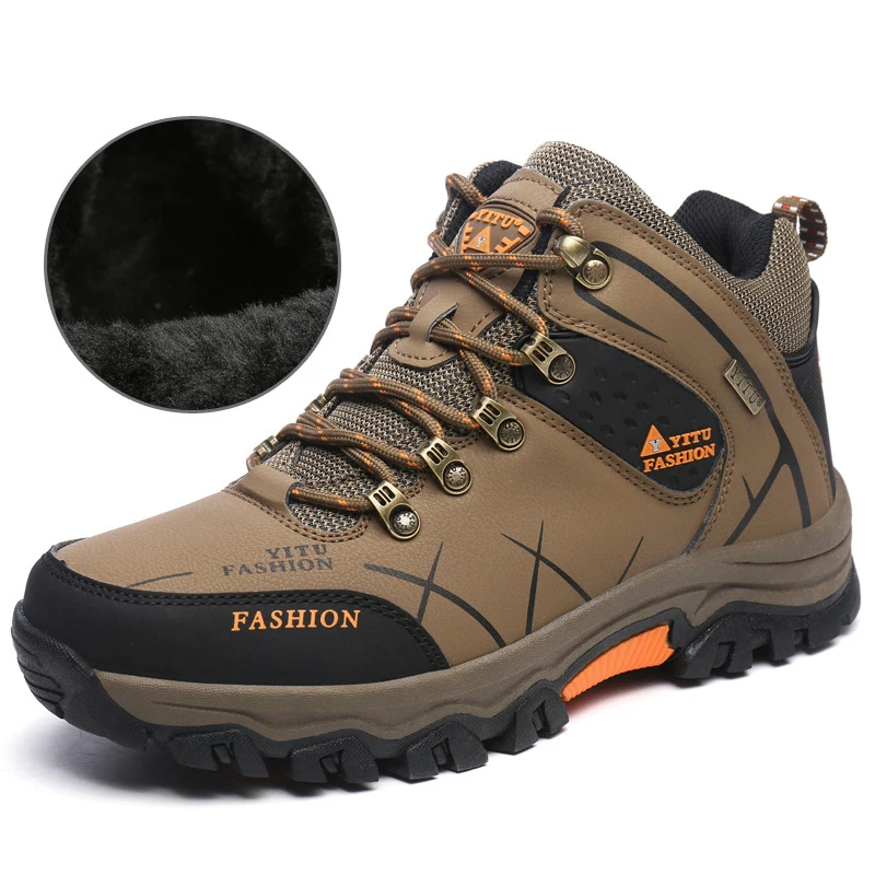 Winter Thickness Warm Thermal Mountain Hiking Shoes Outventure Climbing ...