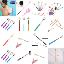 Скребок для спины, телескопический скребок для царапин, массажный комплект, скребок для спины, выдвижной, телескопический, зуд, товары для здоровья, Hackle