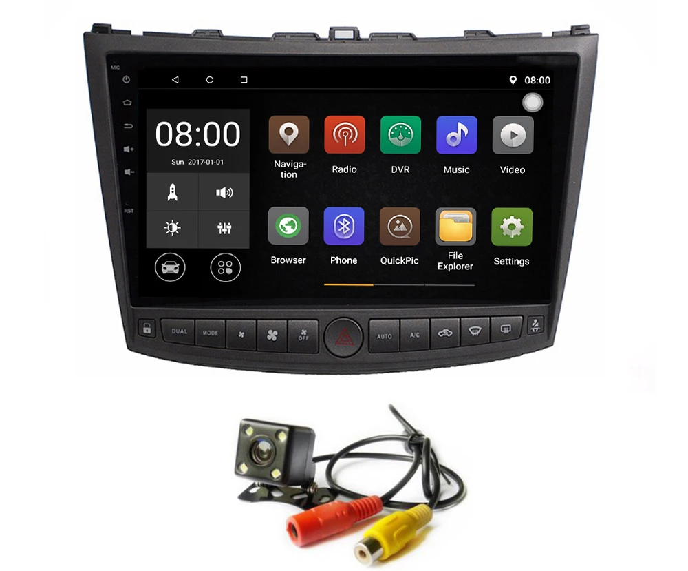Android Car Radio GPS Stereo Multimedia Navi Player for Lexus IS250 IS200 IS220 IS300 Auto Head Unit Car GPS Stereo Multimedia Video in Dash 10