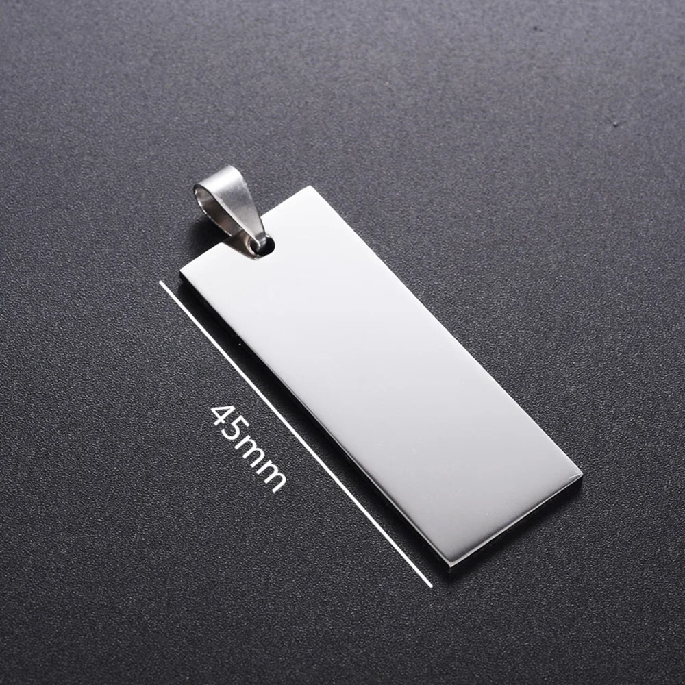 US $115.99 200pcslot Fashion stainless steel Pet Dog Cat ID Tag DIY tags charms high polish tag Necklace bracelet Pendant