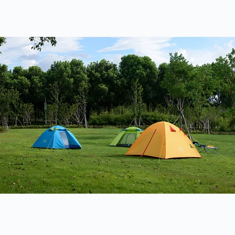NatureHike 3 4 человек кемпинг палатка двухслойная Алюминиевая штанга сезона Открытый
