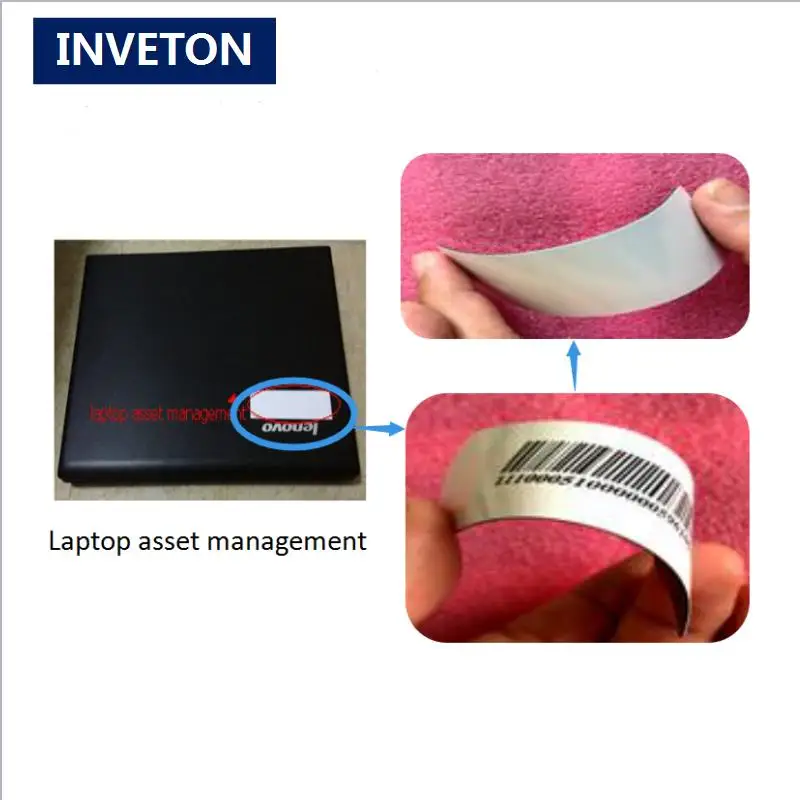 uhf rfid tag sticker anti metal ultra thin soft to panel computer long range for inventory managment | Безопасность и защита