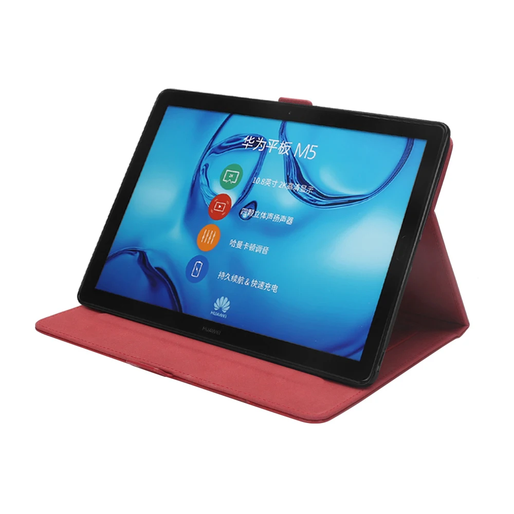 Чехол для планшета для huawei Mediapad M5 10 Pro 10,8 дюймов CMR-AL09 CMR-W09 искусственная кожа, многофункциональный карты защитный чехол с откидной крышкой и