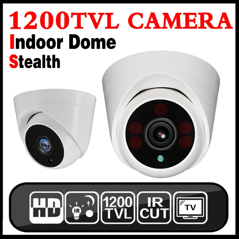 3.28BigSale Security Dome HD Camera cmos 1200TVL Invisible Night Vision