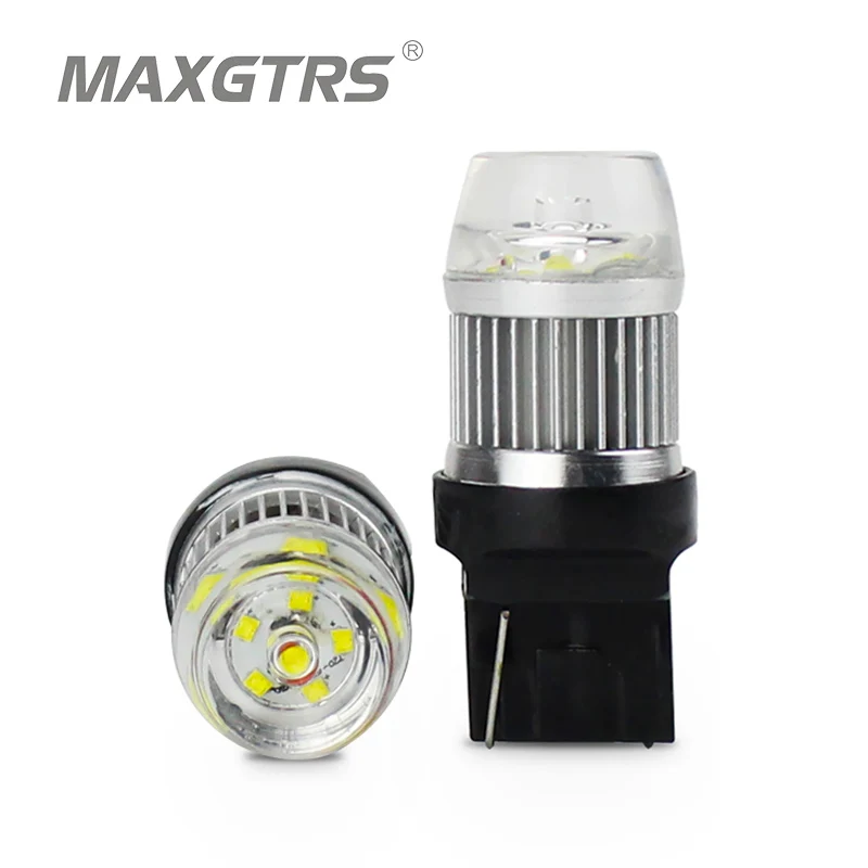 2x New arrival W21W LED Reverse Lights 800LM 30W CREE Chip XBD T20 font b Lamp
