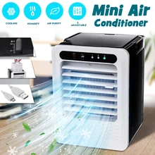 Портативный мини USB кондиционер Настольный Охлаждающие вентиляторы, охладитель вентилятор для офиса дома 3 скорости увлажняюший очиститель