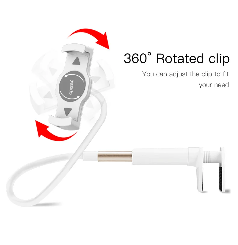 Flexible Long Arm lazy Phone Tablet Holder (4)