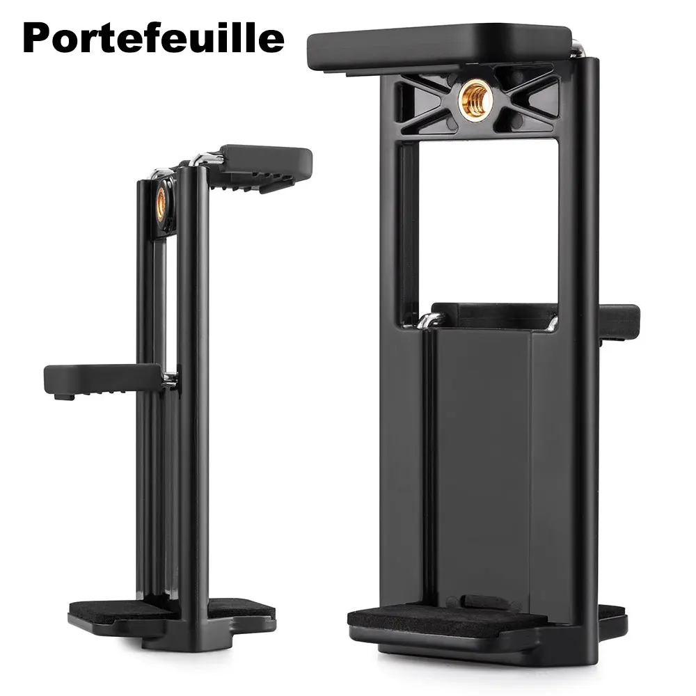 Portefeuille 2 in 1 Universal Tablet Mount Holder Tripod Adapter Phone Stand For iPad Pro 10.5 Air Mini iPhone 8 Plus 7 Monopod (1)