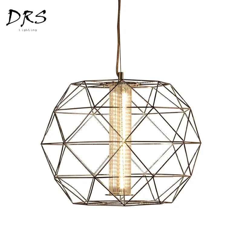 Nordic Idea Geometric Chandelier Lighting Individual for Living Room Bedroom Pendant Lamp Decor Home Luminaire Lampara Lighting