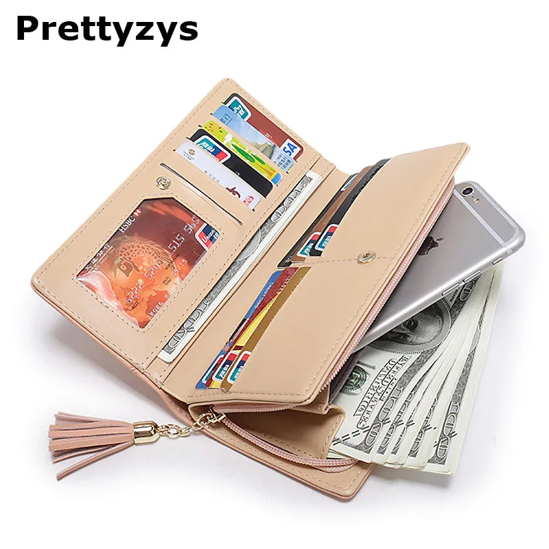 Prettyzys 2018 Женский кошелек женский длинный на молнии женские кошельки высокой
