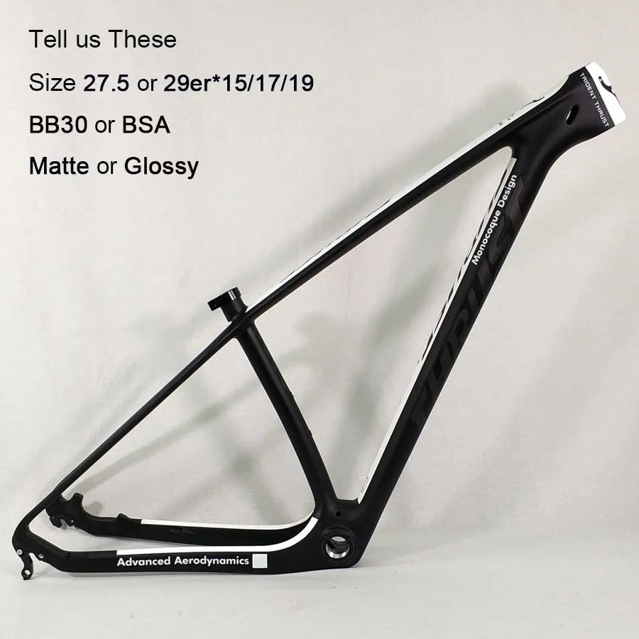 Китайская дешевая карбоновая рама для горного велосипеда 27,5 er ud bicicletas, 27,5 гоночная велосипедная Рама - Цвет: white and black