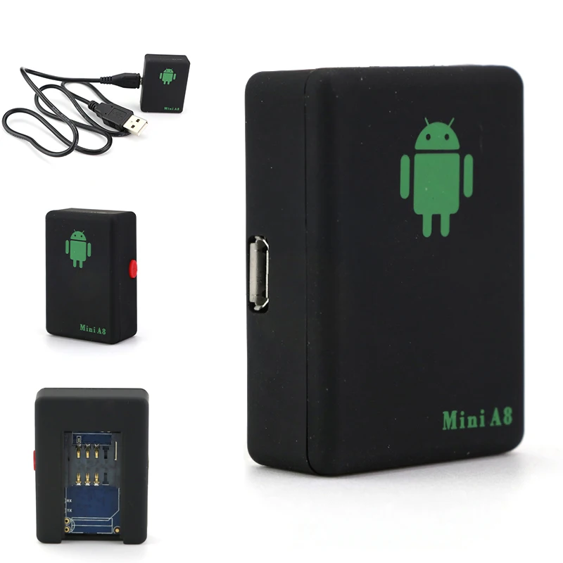 GPRS Tracker Mini A8 Rastreador Veicular Locator Real Time font b Car b font Kids Pet