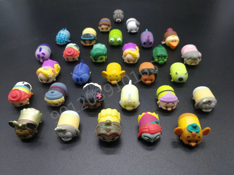 

10pcs 2cm original princess dolls super hero doll model toy