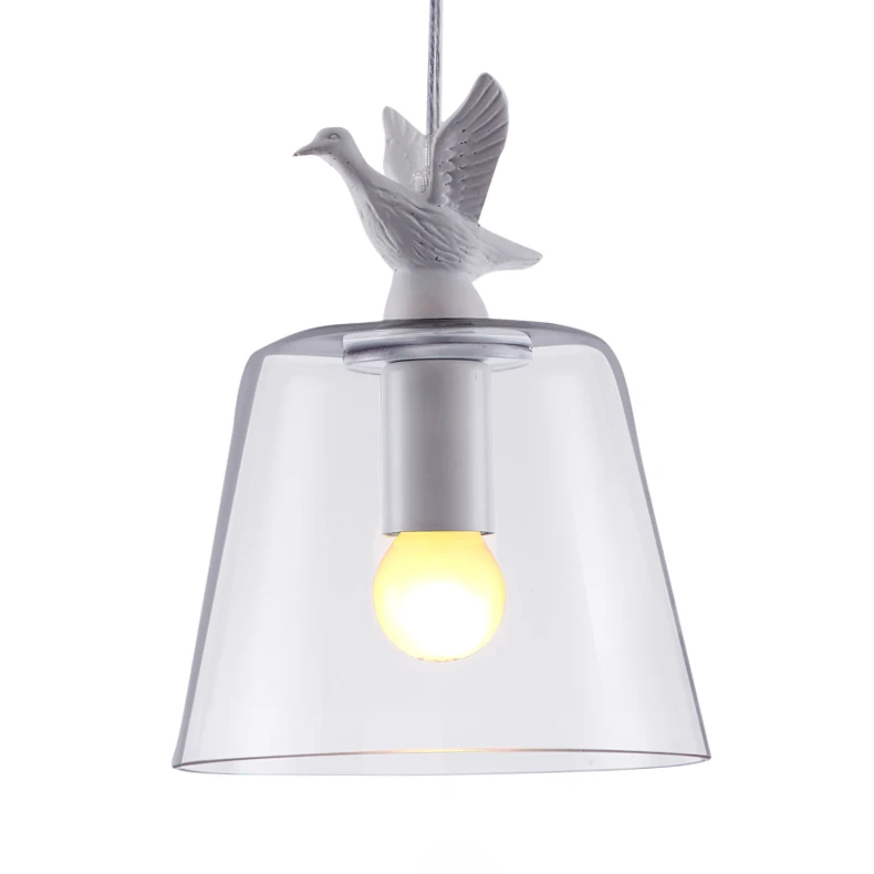 

Vintage fashion rustic white single head pendant light