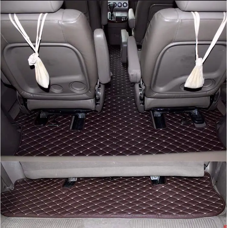 Jioyng 3D Роскошные слякоть магистрали Коврики S & ноги площадку для Kia Carnival 2004 2014 (6