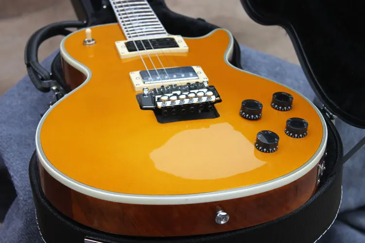 

Best Price Custom Shop With floyd vibrato Custom Golden Electric Guitar High Cheap free shipping