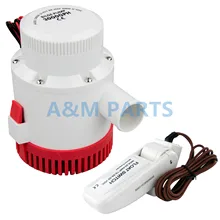 12V 3000GPH лодка Трюмный насос морской погружной водяной насос W/автоматический переключатель