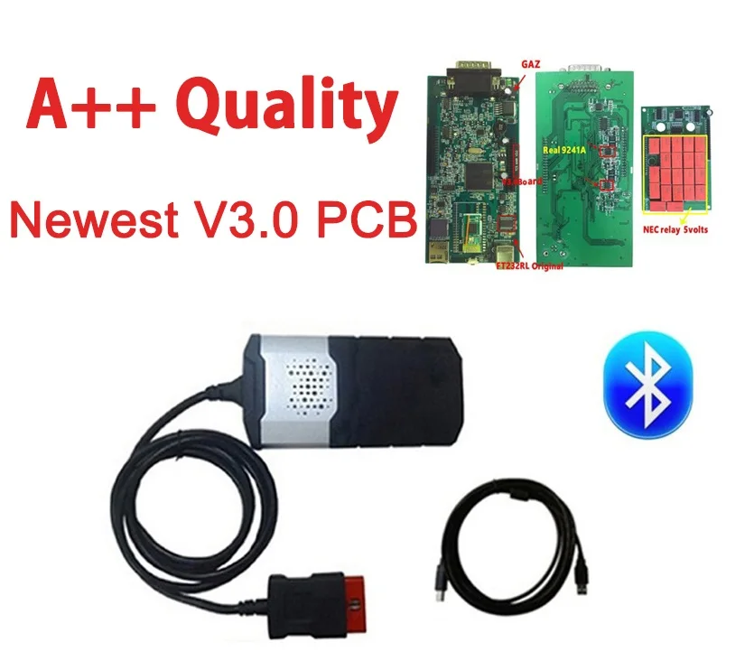DHL 5pcb/лот. R0 с ключом для delphis vci сканер vd ds150e cdp pro V3.0 PCB с bluetooth для диагностики автомобилей и грузовиков