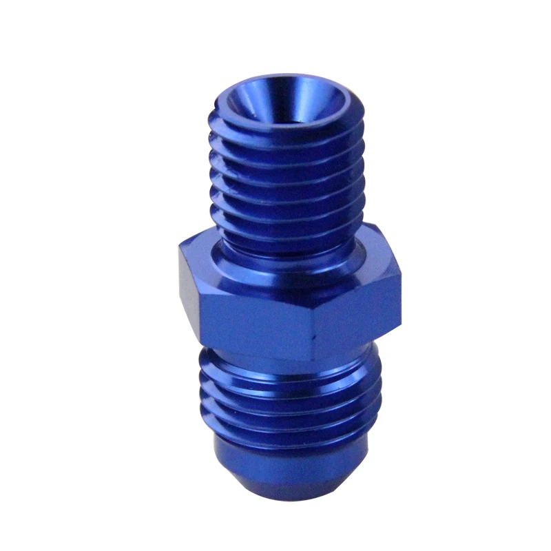 LZONE BLUE Male 6AN 6 An Flare to M16x1.5 (мм) метрический прямой фитинг от до M16 * 1 5 порта. Адаптер JR