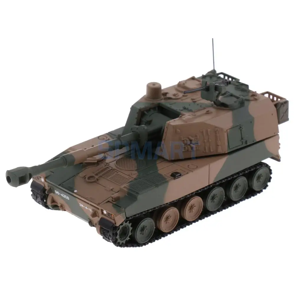 

1/72 Scale Alloy Diecast Tank Japanese Type 75 155mm Howitzer Tank Model Toy Children/ Adult's Collectible Gifts