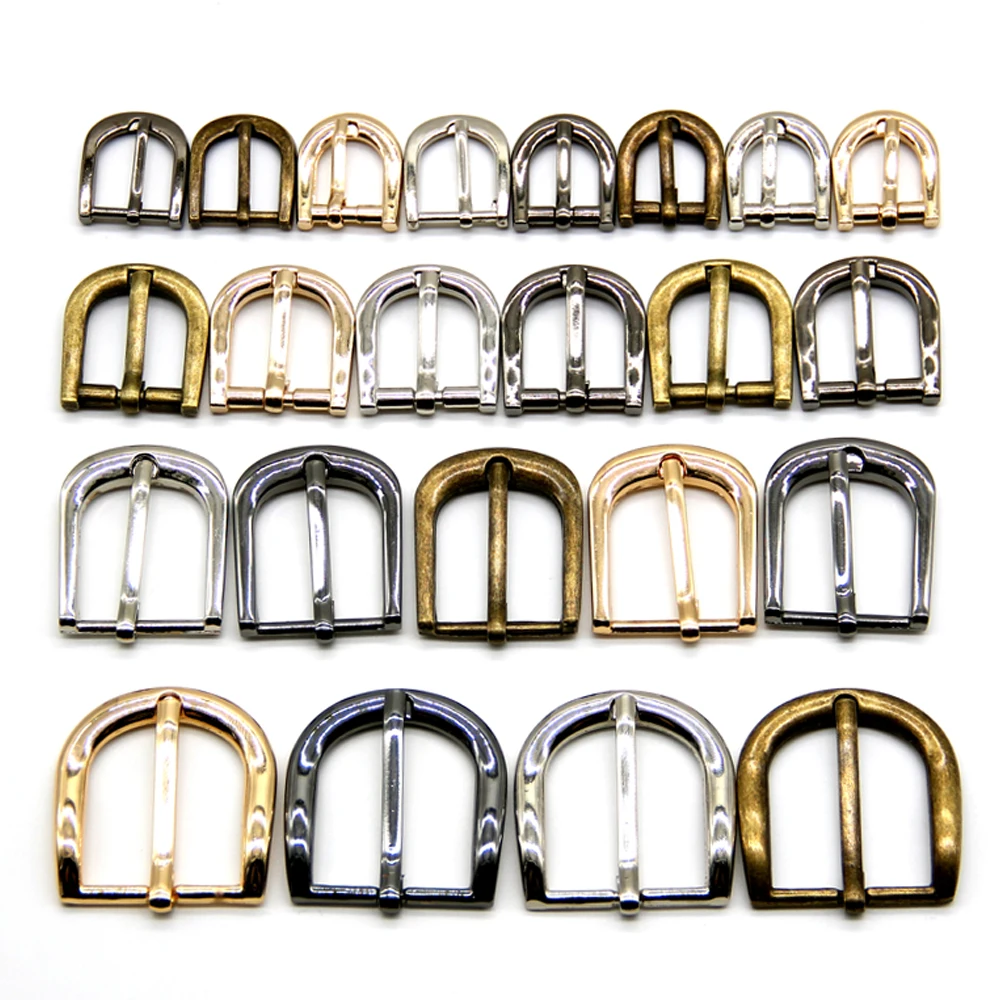 10pcs/lot 11mm/13mm/15mm/20mm/25mm silver bronze gold Square metal shoes bag Belt Buckles decoration DIY Accessories Sewing