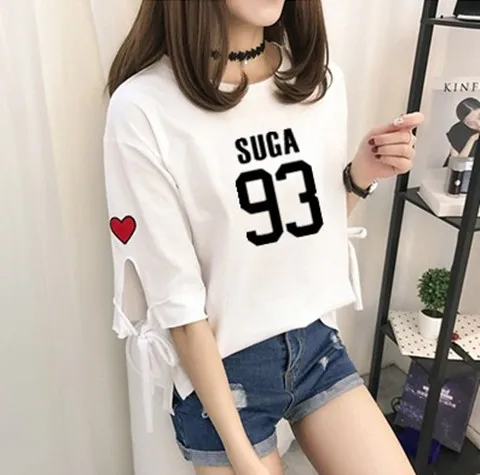 Новая футболка Bangtan jungkook толстовка Jungkook V женские топы kpop Корейская одежда jimin